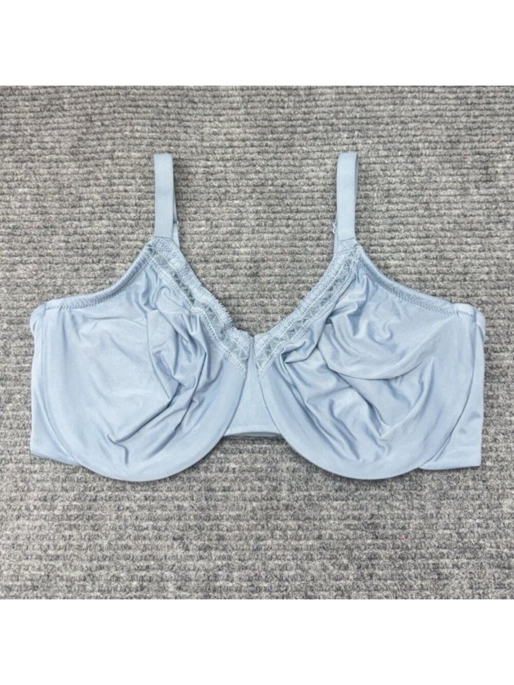 Wacoal 36DDD Bra Perfect Primer Full Coverage Underwire Blue Unlined 855213